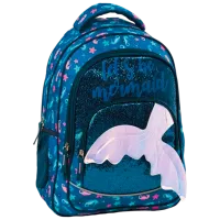 Ghiozdan pentru copii BackUP Mermaid Green Brown/ 24 l