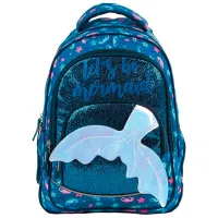 Ghiozdan pentru copii BackUP Mermaid Green Brown/ 24 l photo 2