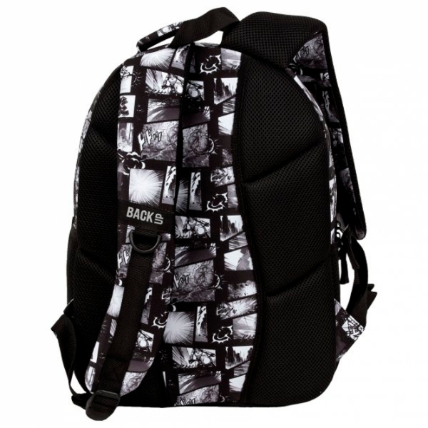 Рюкзак для детей BackUP Manga White Black/ 26 л photo 2