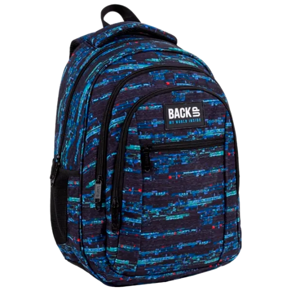 Рюкзак для детей BackUP Glitch Черный Blue/ 26 л photo 1 Рюкзак для детей BackUP Glitch Черный Blue/ 26 л photo 1