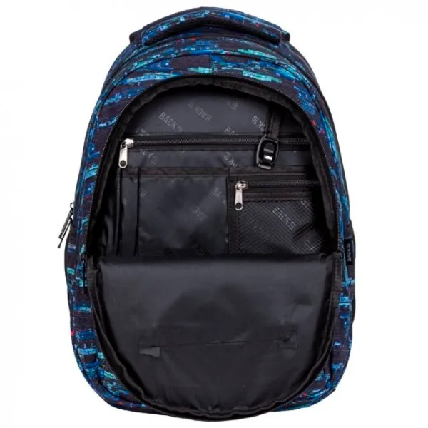 Рюкзак для детей BackUP Glitch Черный Blue/ 26 л photo 4 Рюкзак для детей BackUP Glitch Черный Blue/ 26 л photo 4
