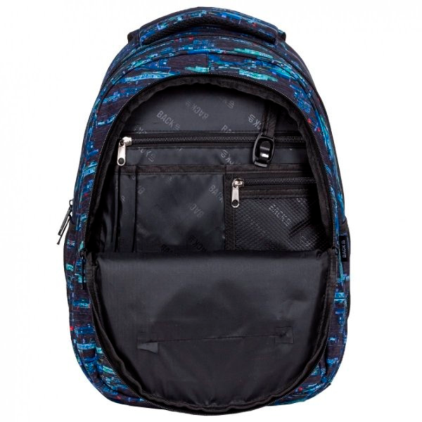 Рюкзак для детей BackUP Glitch Черный Blue/ 26 л photo 4 Рюкзак для детей BackUP Glitch Черный Blue/ 26 л photo 4
