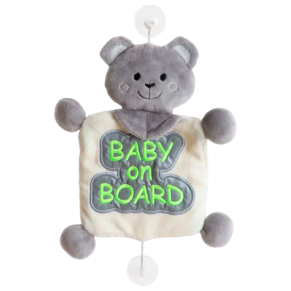 Мягкая игрушка BabyJem Animals Baby On Board 0+/ Серый photo 1 Мягкая игрушка BabyJem Animals Baby On Board 0+/ Серый photo 1