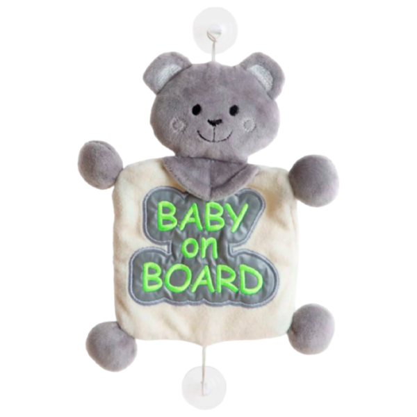 Мягкая игрушка BabyJem Animals Baby On Board 0+/ Серый photo 1 Мягкая игрушка BabyJem Animals Baby On Board 0+/ Серый photo 1