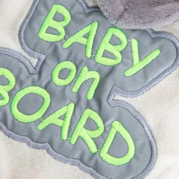 Мягкая игрушка BabyJem Animals Baby On Board 0+/ Серый photo 5 Мягкая игрушка BabyJem Animals Baby On Board 0+/ Серый photo 5