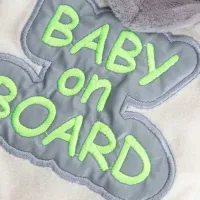 Мягкая игрушка BabyJem Animals Baby On Board 0+/ Серый photo 5