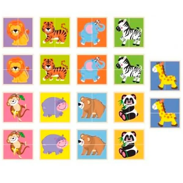 Puzzle 2D VIGA Animale sălbatice 3+/ Numărul de piese: 36 photo 2