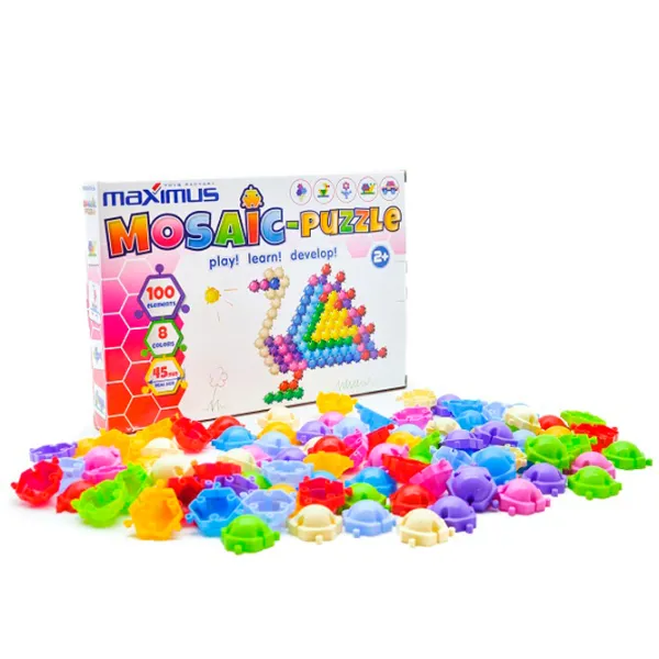 Puzzle Maximus Mozaică-puzzle 3+/ Количество деталей: 100 photo 3 Puzzle Maximus Mozaică-puzzle 3+/ Количество деталей: 100 photo 3
