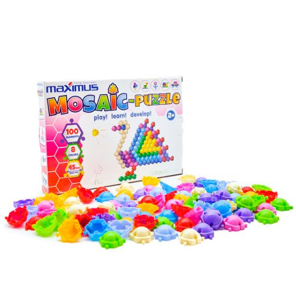 Puzzle Maximus Mozaică-puzzle 3+/ Количество деталей: 100 photo 3 Puzzle Maximus Mozaică-puzzle 3+/ Количество деталей: 100 photo 3