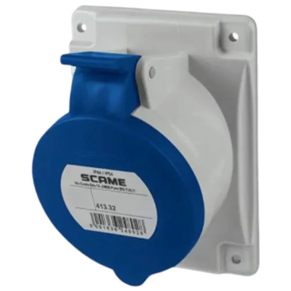 Priză Scame 413.3263 220 - 400 V/ Type DIN/ Gray photo 1 Priză Scame 413.3263 220 - 400 V/ Type DIN/ Gray photo 1