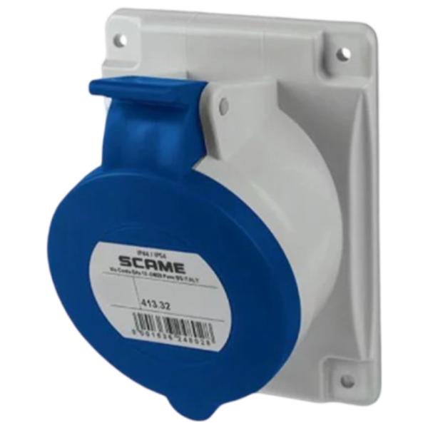 Priză Scame 413.3263 220 - 400 V/ Type DIN/ Gray photo 1 Priză Scame 413.3263 220 - 400 V/ Type DIN/ Gray photo 1