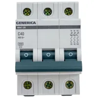 Автоматический выключатель Generica MVA25-3-040-C Модульная/ 40 A