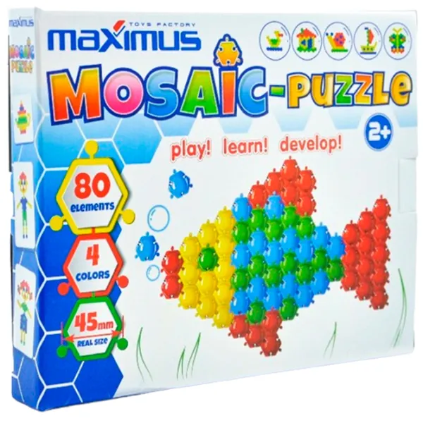 Puzzle Maximus Mozaică-puzzle 3+/ Numărul de piese: 80 photo 1