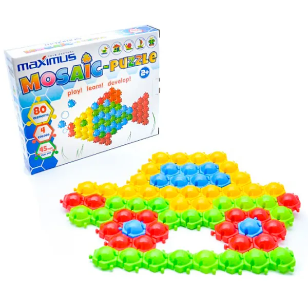 Puzzle Maximus Mozaică-puzzle 3+/ Numărul de piese: 80 photo 2