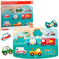 Puzzle Hape Автомобили скорой помощи 2+/ Количество деталей: 12