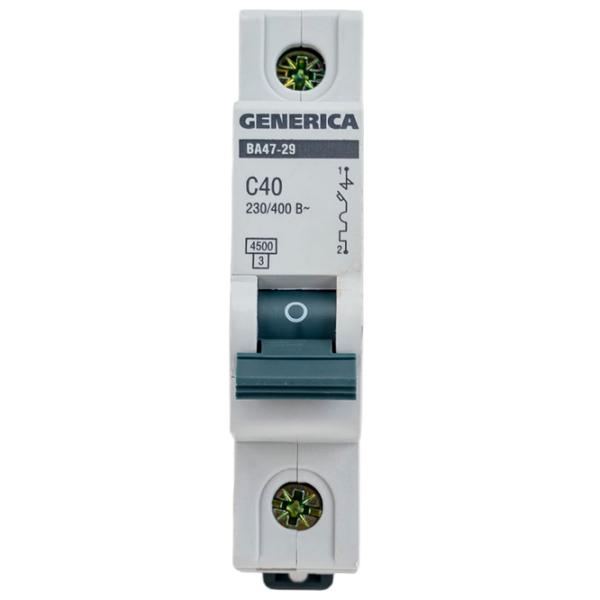 Автоматический выключатель Generica MVA25-1-040-C Модульная/ 40 A photo 1