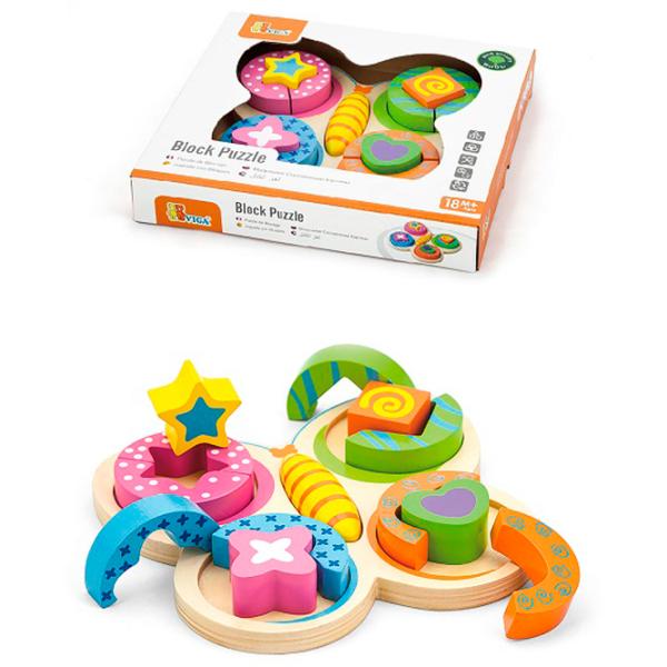 Puzzle VIGA Бабочка 1+/ Количество деталей: 24 photo 2 Puzzle VIGA Бабочка 1+/ Количество деталей: 24 photo 2