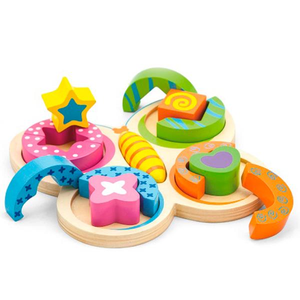 Puzzle VIGA Бабочка 1+/ Количество деталей: 24 photo 4 Puzzle VIGA Бабочка 1+/ Количество деталей: 24 photo 4
