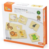 Puzzle VIGA Мать и ребенок 1+/ Количество деталей: 24