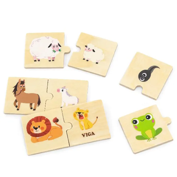 Puzzle VIGA Мать и ребенок 1+/ Количество деталей: 24 photo 4