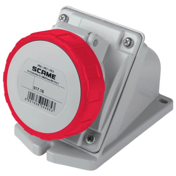 Розетка Scame 517.1656 380 - 415 В/ Тип DIN/ Серый photo 1 Розетка Scame 517.1656 380 - 415 В/ Тип DIN/ Серый photo 1