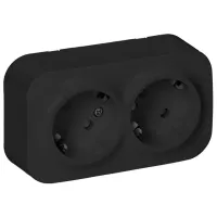 Priză ORNO OROE7206GSB 220 - 240 V/ Type-F/ Black