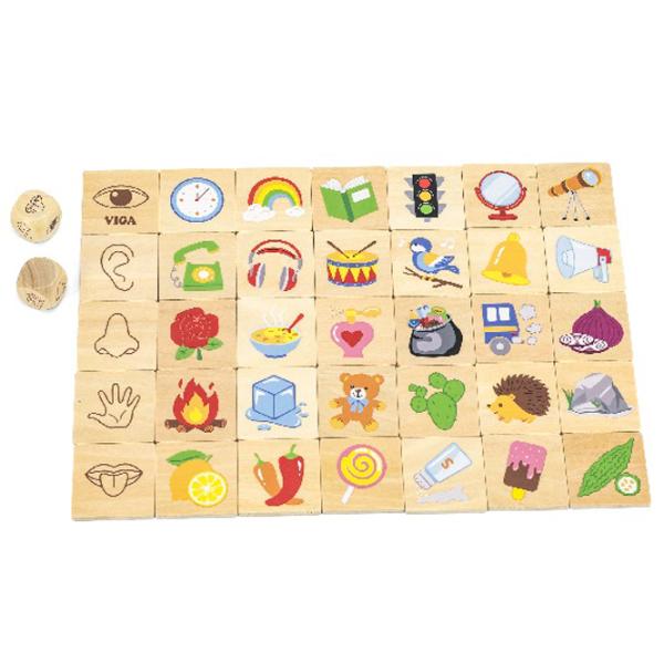 Puzzle VIGA Изучаем органы чувств 3+/ Количество деталей: 48 photo 2