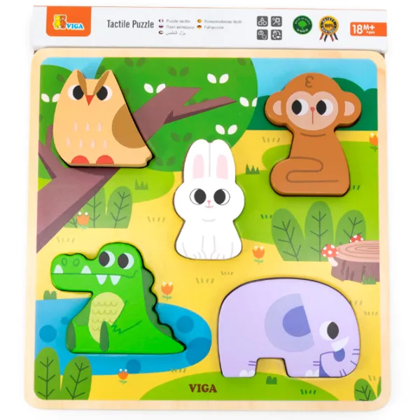 Puzzle VIGA Animalele din pădure 1+/ Numărul de piese: 5 photo 1