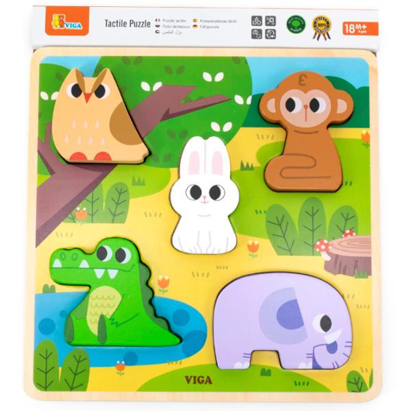 Puzzle VIGA Animalele din pădure 1+/ Numărul de piese: 5 photo 1