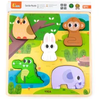 Puzzle VIGA Лесные животные 1+/ Количество деталей: 5