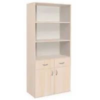 Шкаф с полками Tisam 0640 181.6 x 80.2 x 40.3см/ ЛДСП/ Дуб молочный