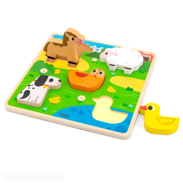 Puzzle VIGA Ферма 1+/ Количество деталей: 5 photo 2