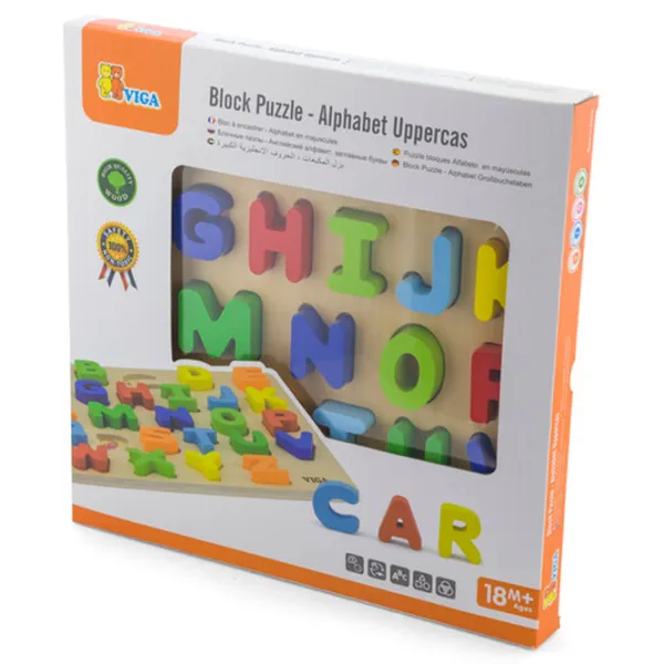 Puzzle VIGA Изучаем алфавит 1+/ Количество деталей: 24 photo 1