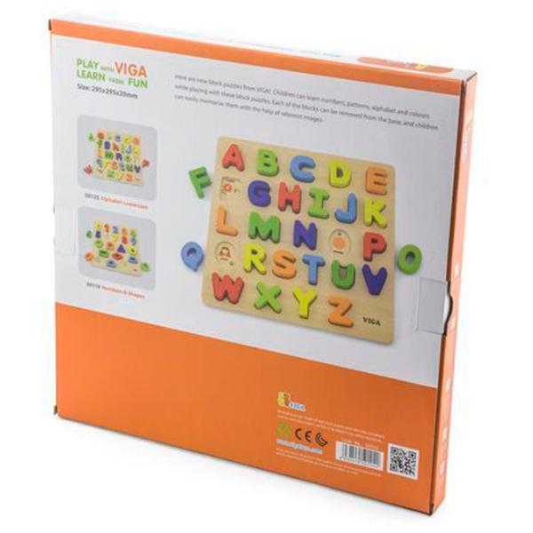 Puzzle VIGA Изучаем алфавит 1+/ Количество деталей: 24 photo 2