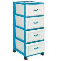 Comodă Magnus D001 92 x 47 x 43/ Plastic/ Alb