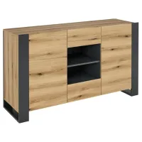 Comodă Magnusplus Combo C05 78.8 x 140 x 42.1/ PAL/ Gray - Graphite