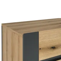 Комод Magnusplus Combo C05 78.8 x 140 x 42.1см/ ДСП/ Дуб - Графит photo 2