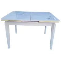 Кухонный стол раскладной Magnus DT M28 ДСП/ Белый