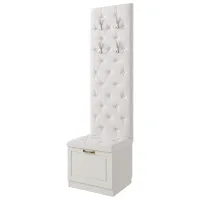 Вешалка ML-Mobila Liverpool 35 Дерево/ Слоновая кость