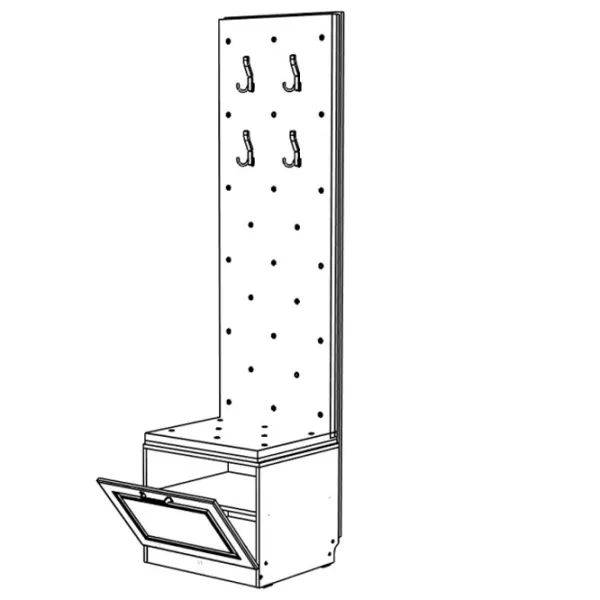 Cuier ML-Mobila Liverpool 35 Lemn/ Ivory photo 3