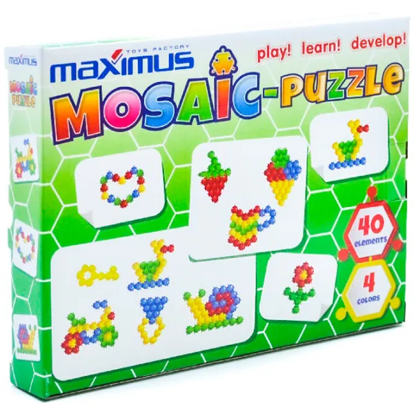 Puzzle Maximus Mozaică-puzzle 3+/ Numărul de piese: 40 photo 3 Puzzle Maximus Mozaică-puzzle 3+/ Numărul de piese: 40 photo 3