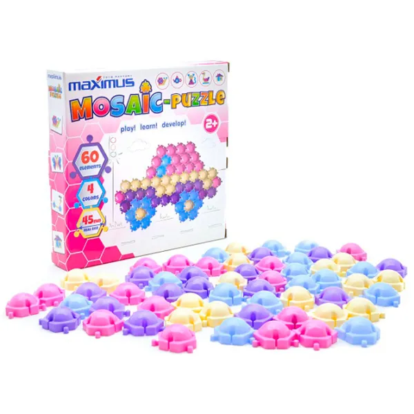 Puzzle Maximus Mozaică-puzzle 3+/ Количество деталей: 60 photo 3 Puzzle Maximus Mozaică-puzzle 3+/ Количество деталей: 60 photo 3
