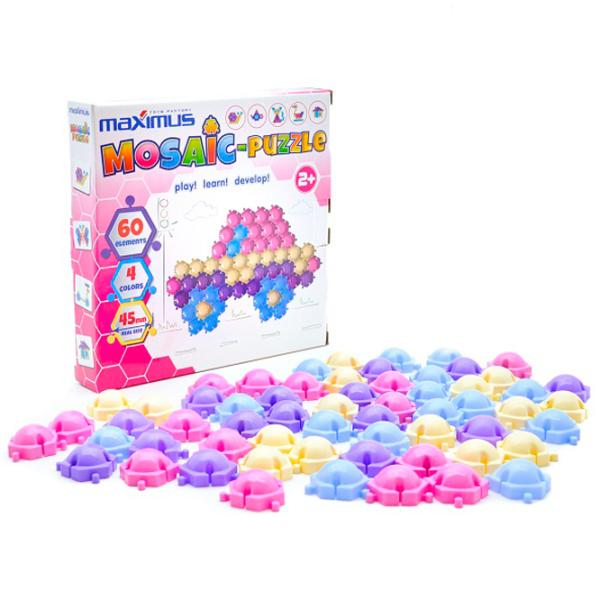 Puzzle Maximus Mozaică-puzzle 3+/ Количество деталей: 60 photo 3 Puzzle Maximus Mozaică-puzzle 3+/ Количество деталей: 60 photo 3
