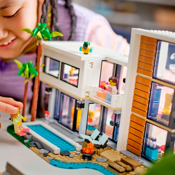 Constructor LEGO Modern House Casă/ Multicolor photo 11