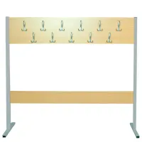 Вешалка Tisam 31102 Металл/ Дуб молочный - Серый