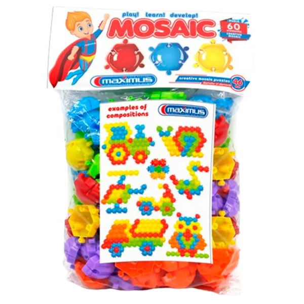 Puzzle Maximus Mozaică-puzzle 3+/ Numărul de piese: 60 photo 1 Puzzle Maximus Mozaică-puzzle 3+/ Numărul de piese: 60 photo 1