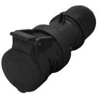 Priză mobilă Scame 313.1643.K 200 - 250 V/ Type-E/ Black