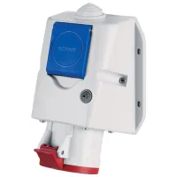 Priză Scame 513.3257DF 220 - 380 V/ Type DIN/ White