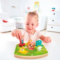 Puzzle Hape Ферма с музыкой 1+/ Количество деталей: 8 photo 4