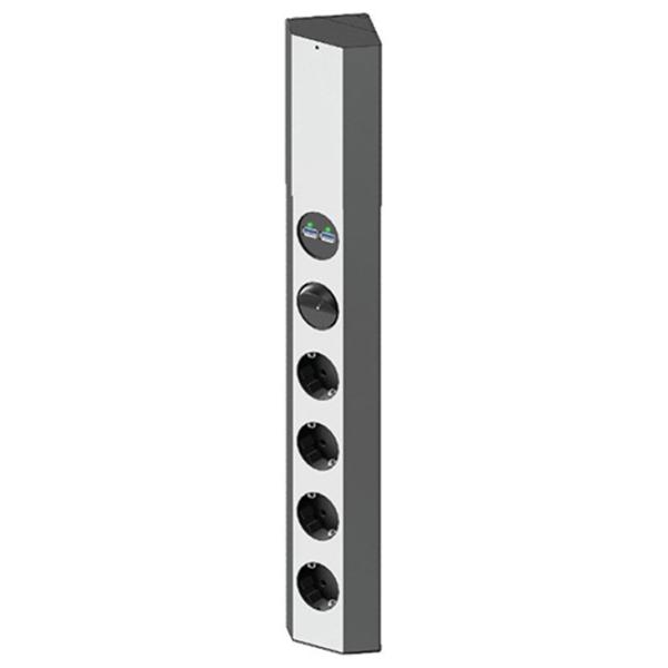 Priză BACHMANN 923.008 220 - 240 V/ Type-F/ Gray photo 1
